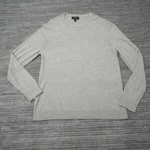 Banana Republic‎ Sweater Men Gray Premium Luxe Yarn Crew Neck XL